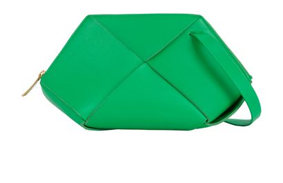 Intrecciato Hexagonal Crossbody Bag, front view